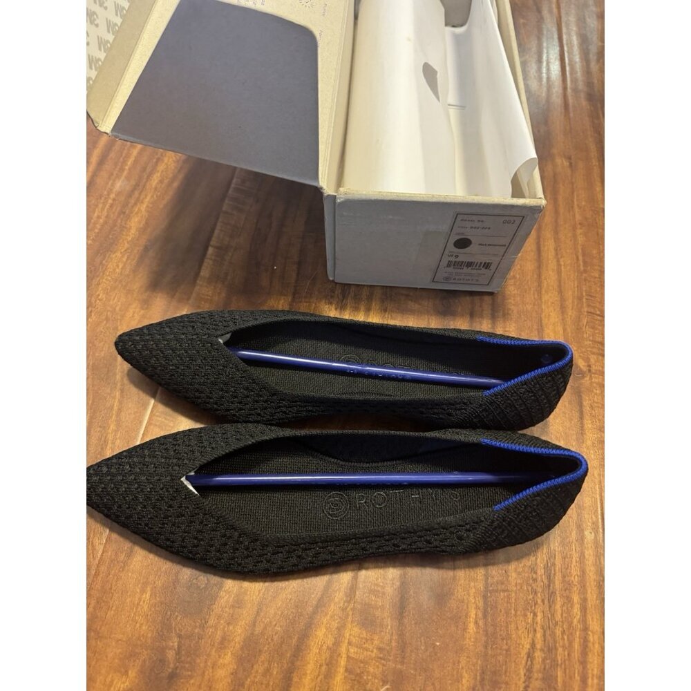 Rothys Flats Womens 9 The Point Honeycomb Slip On Shoes Classic Comfy $155 - Picture 9 of 11